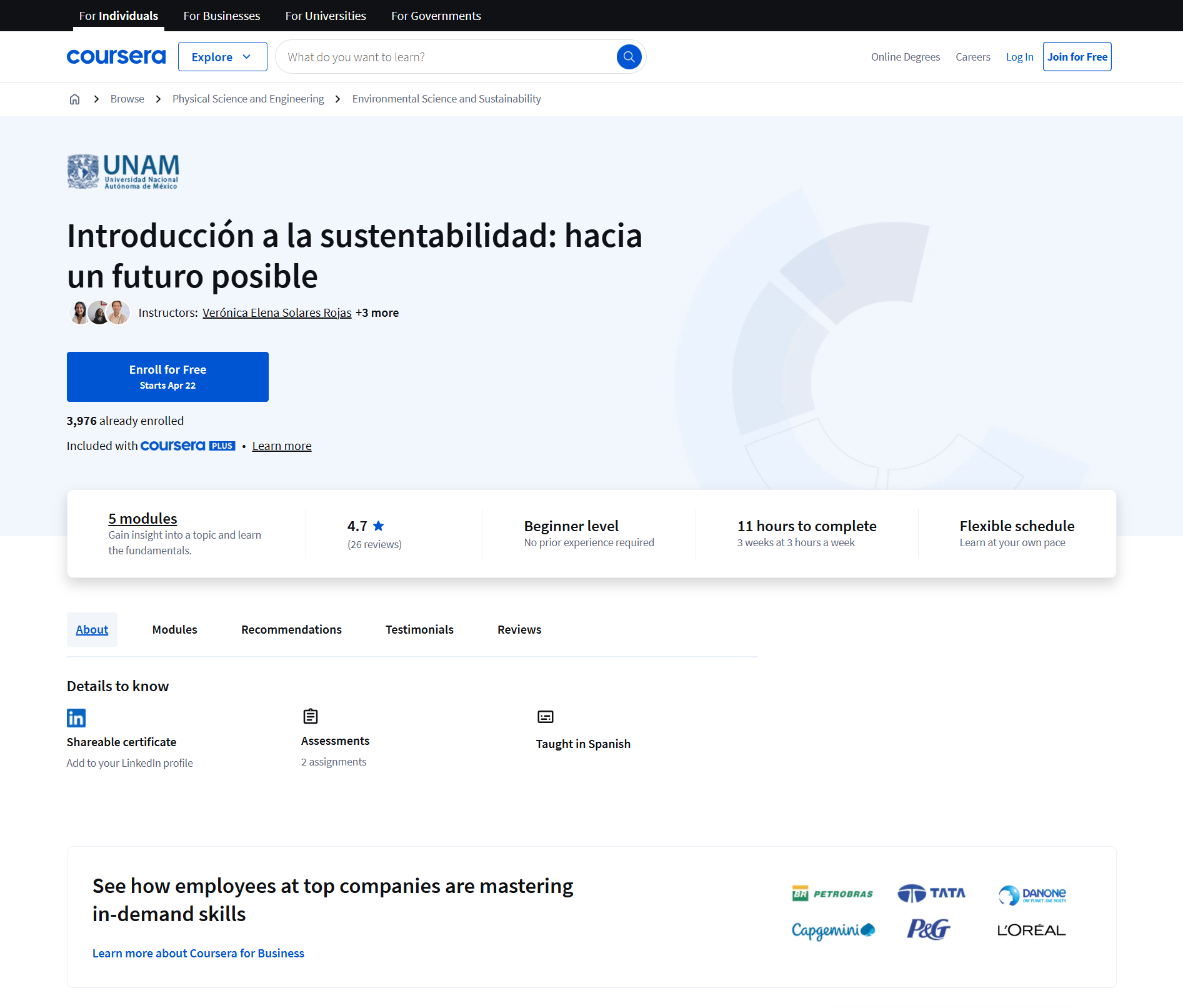 Introducción a la sustentabilidad